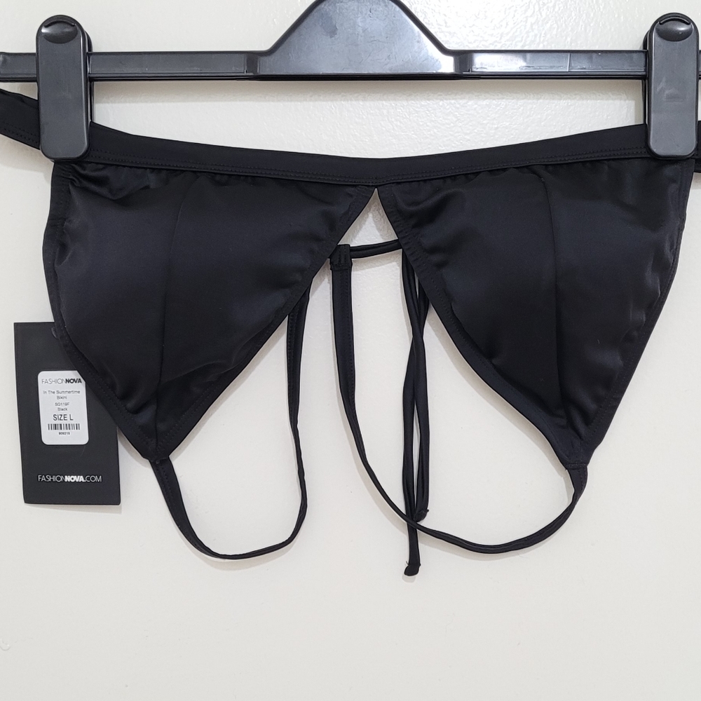 Fashion Nova Black bikini set